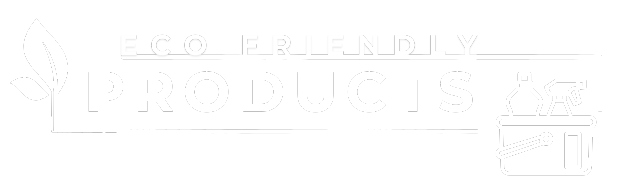 Eco Friendly Products logo. About our commitment to sustainability in Washington DC. Cleaning supplies and leaf icon.